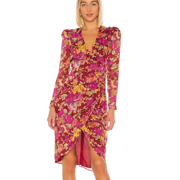 LPA Dresses & Skirts - LPA Fabrizia Dress in Liza Floral XS NWT REVOLVE